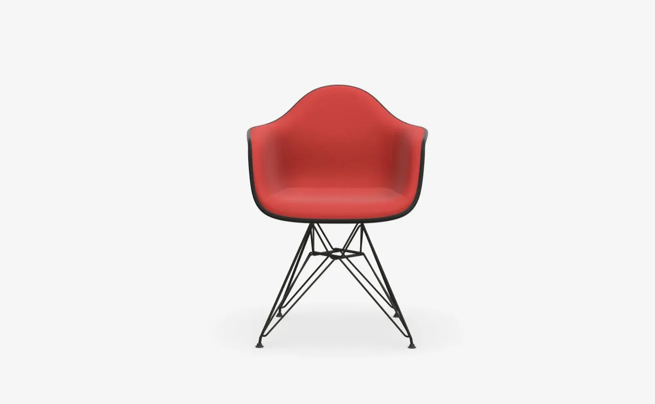 Eames Plastic DAR RE Full Upholstery - Vitra w Mesmetric