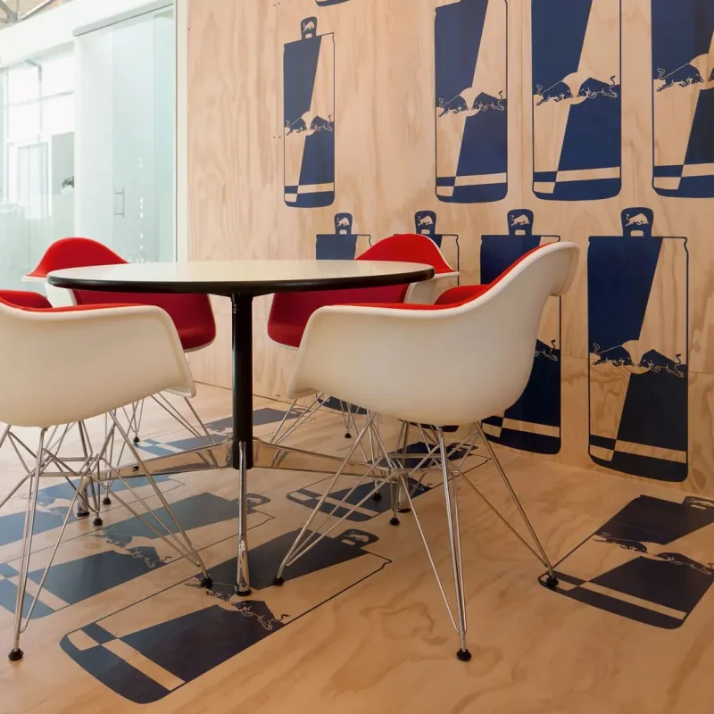 Eames Plastic DAR RE Full Upholstery - Vitra w Mesmetric