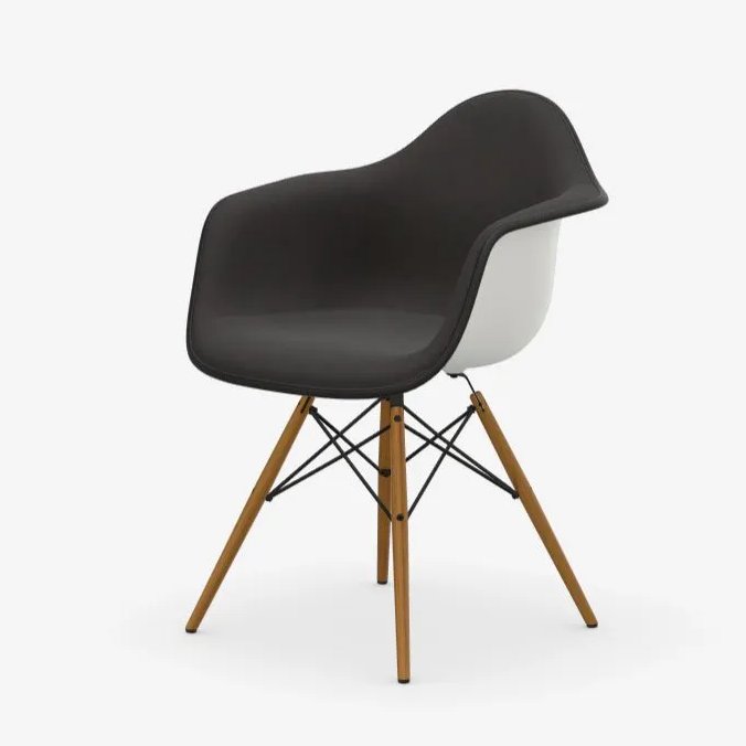 Eames Plastic RE DAW Front Upholstered