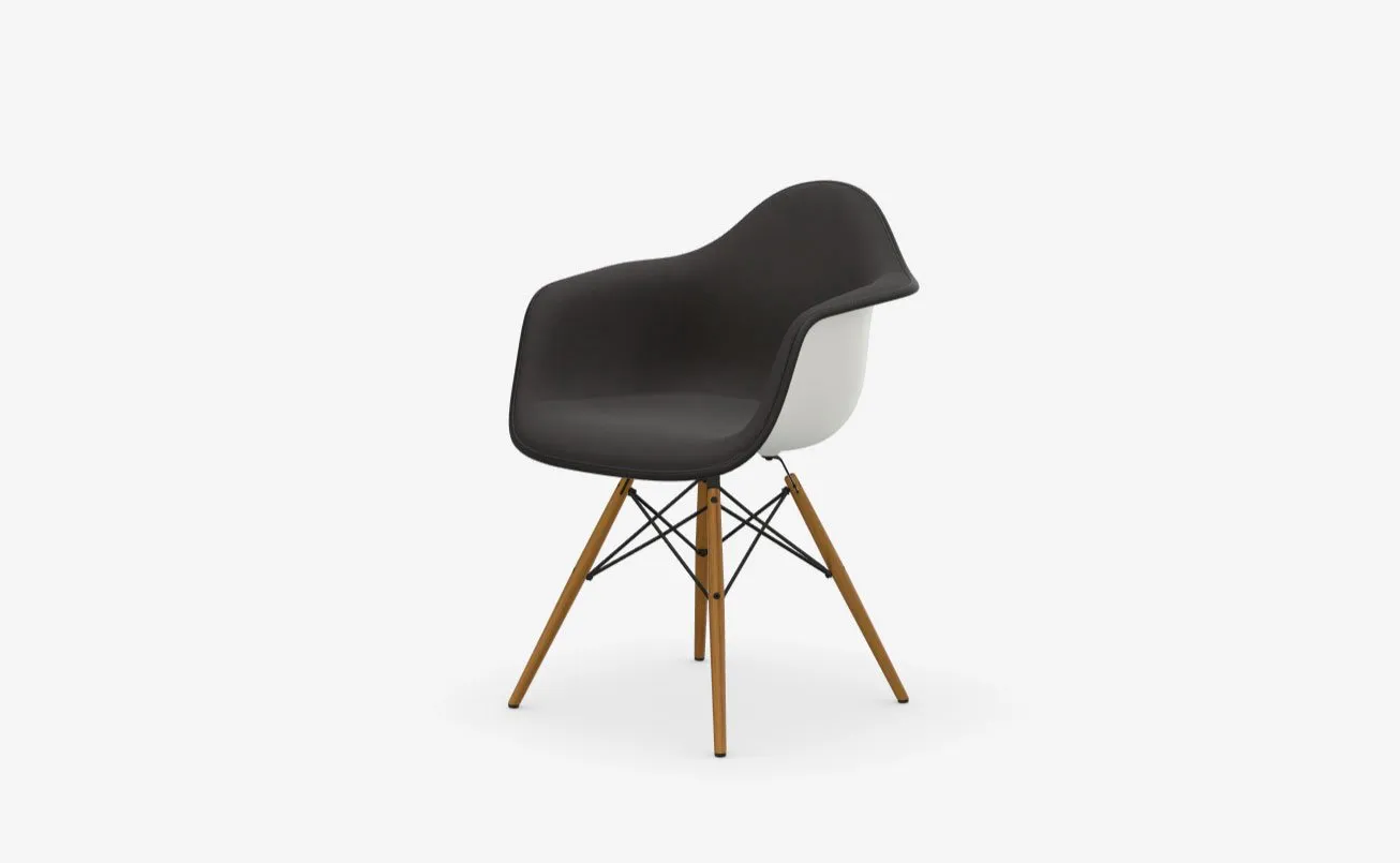 Eames Plastic RE DAW Front Upholstered - Vitra w Mesmetric