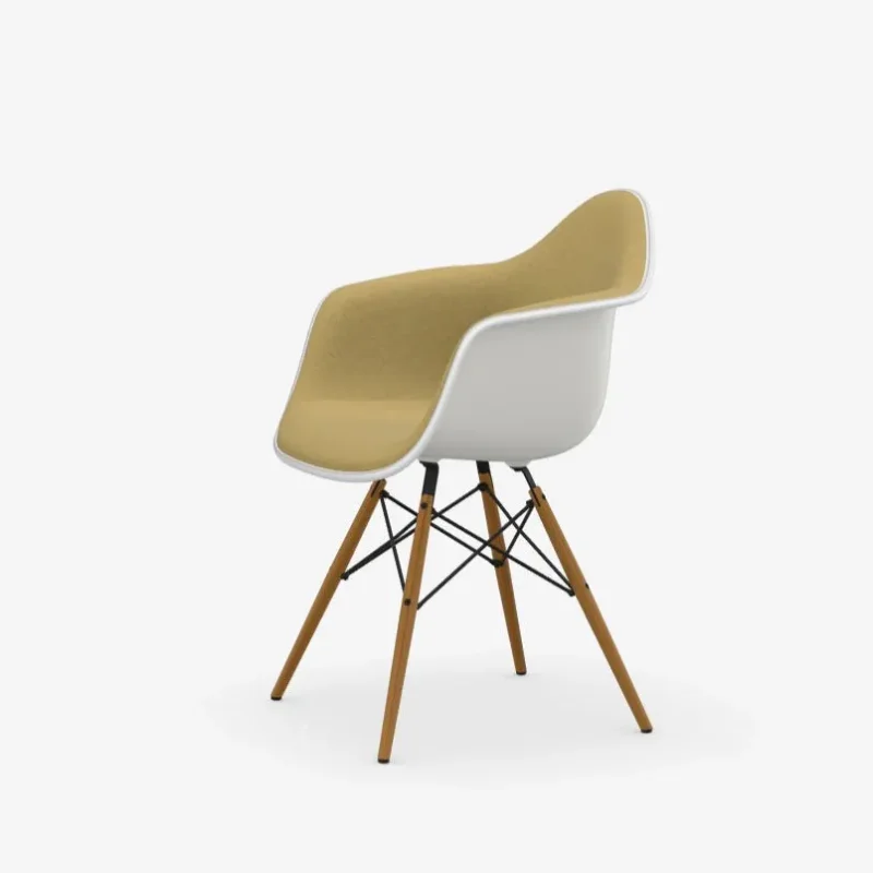 Eames Plastic RE DAW Front Upholstered - Vitra w Mesmetric