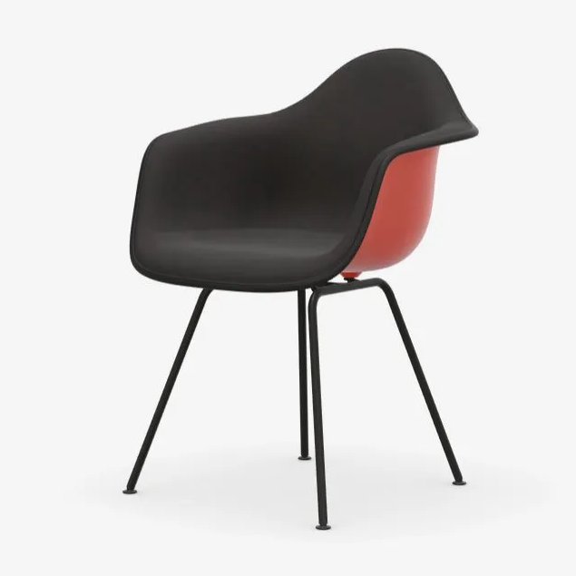 Eames Plastic RE DAX Full Upholstery - Vitra w Mesmetric