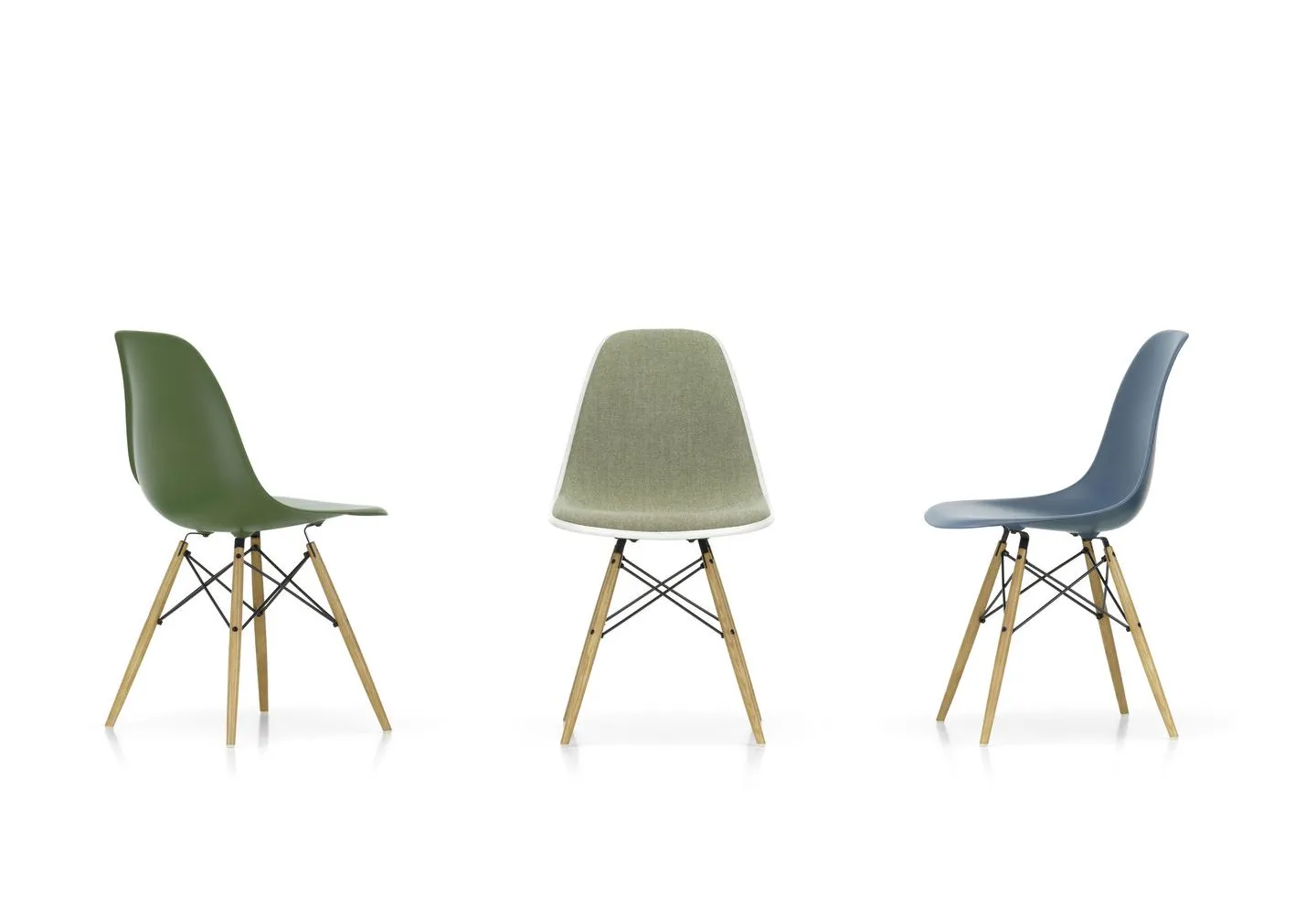 Eames Plastic RE DSW Fully Upholstered – Vitra at Mesmetric