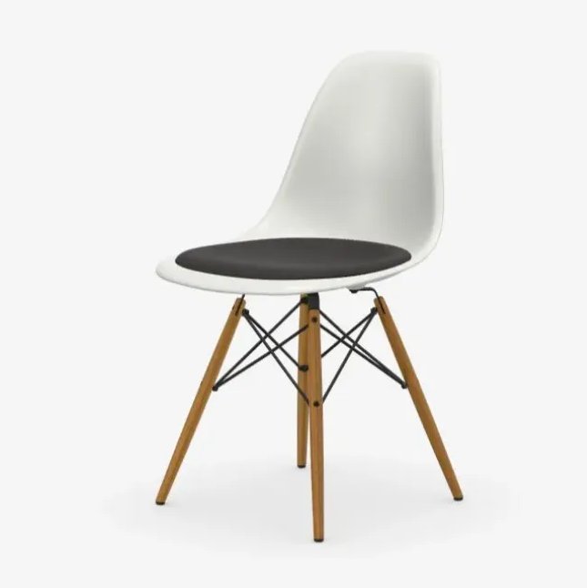 Eames Plastic RE DSW Seat Upholstery - Vitra w Mesmetric