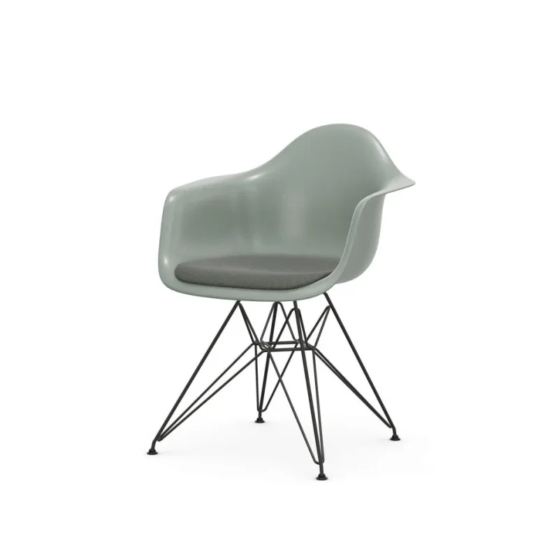 Eames Fiberglass DAR Upholstred seat – Vitra at Mesmetric