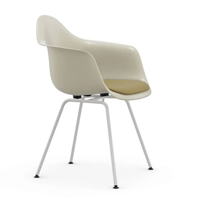 Eames Fiberglass DAX Upholstered Seat