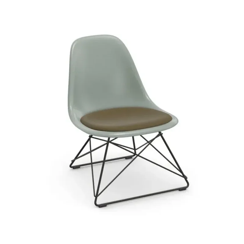 Eames Fiberglass Chair LSR with cushion