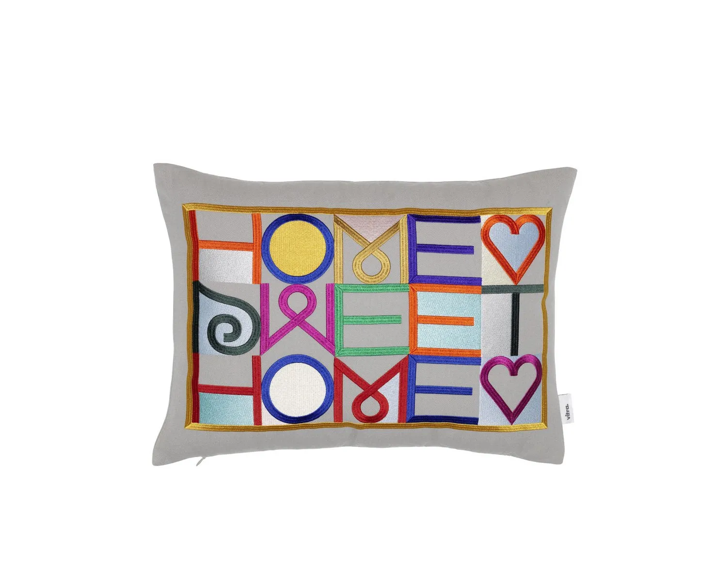 Embroidered Pillows - Home Sweet Home - Vitra w Mesmetric
