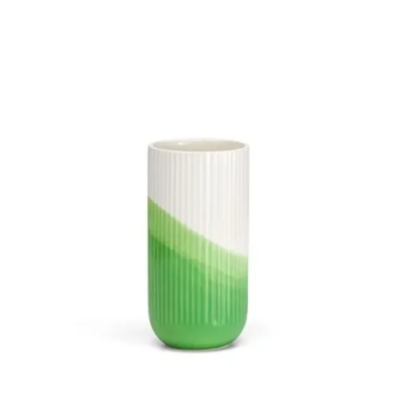 Herringbone Vessels - Vase Ribbed - Vitra w Mesmetric