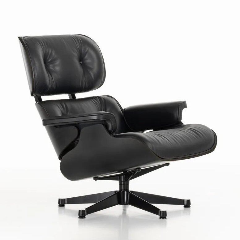 Lounge Chair Deep Black – Vitra at Mesmetric