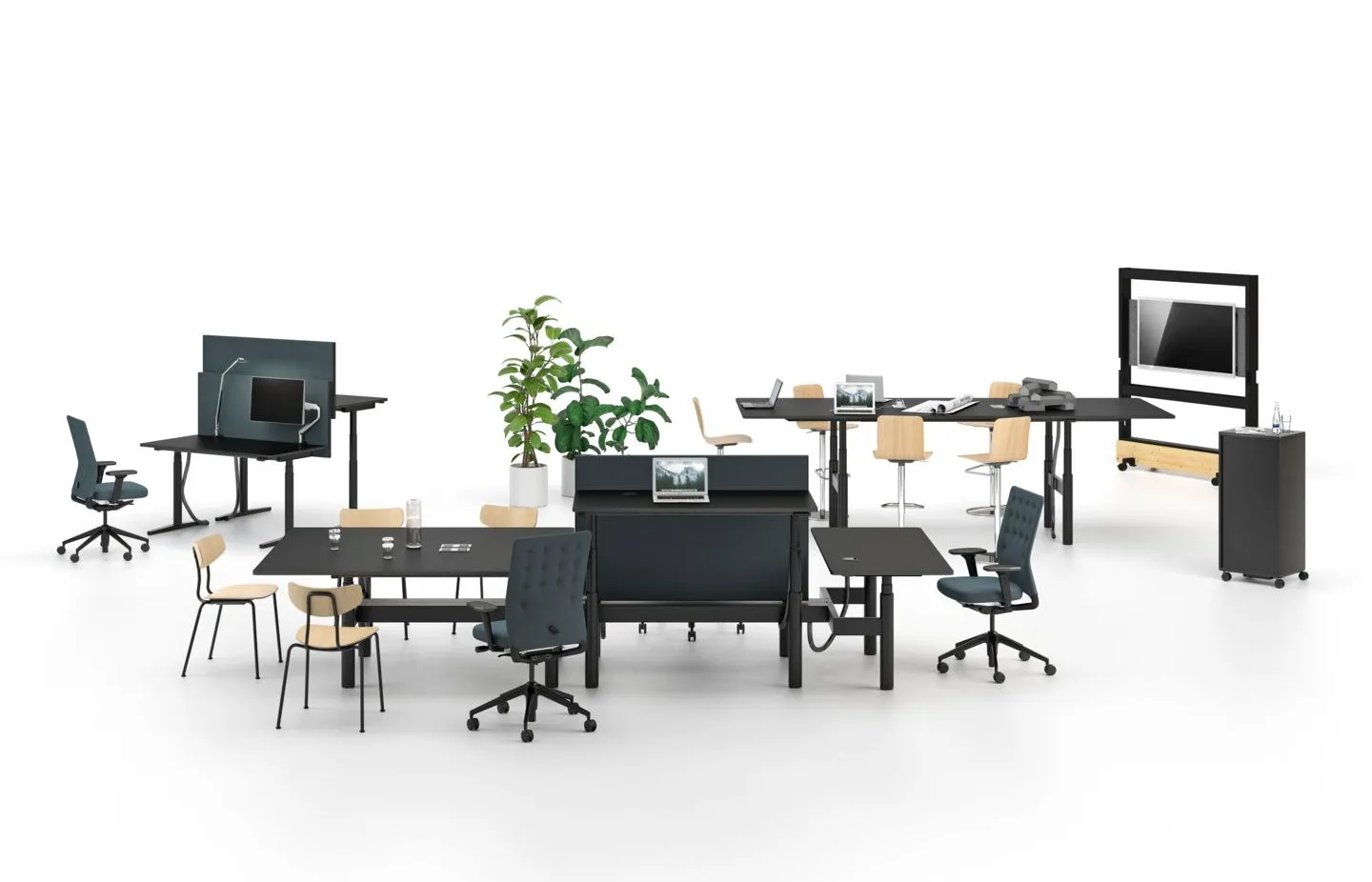 Tyde 2 Sit-Stand Cluster – Vitra at Mesmetric