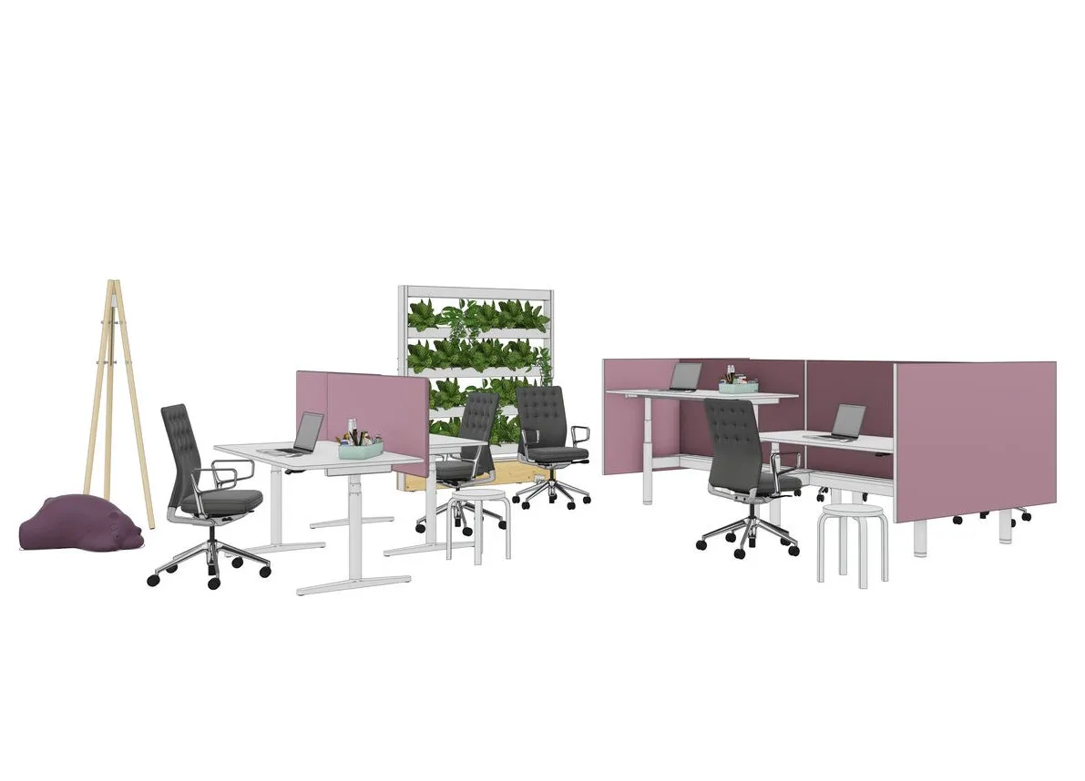Tyde 2 Sit-Stand Cluster – Vitra at Mesmetric