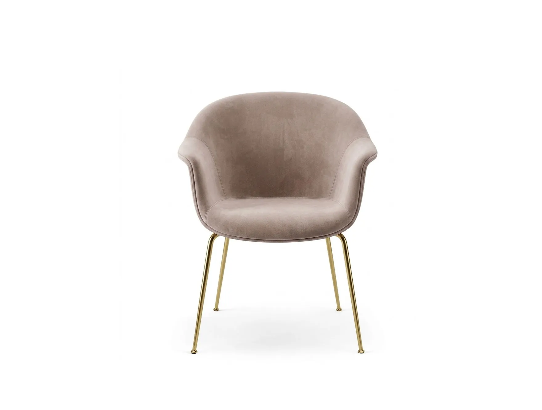 Bat Dining Conic Base Upholstered – Gubi.dk at Mesmetric