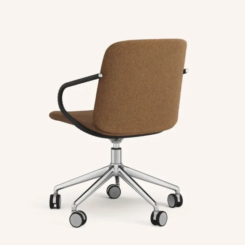 Amstelle armchair with wheel base – Swedese at Mesmetric