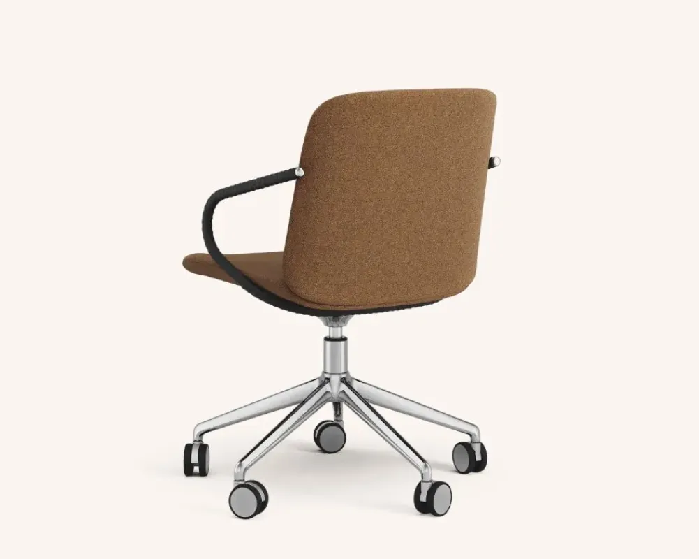 Amstelle armchair with wheel base – Swedese at Mesmetric