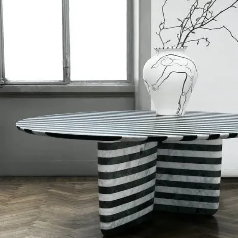 Tobi-Ishi Striped Marble – B&B Italia at Mesmetric