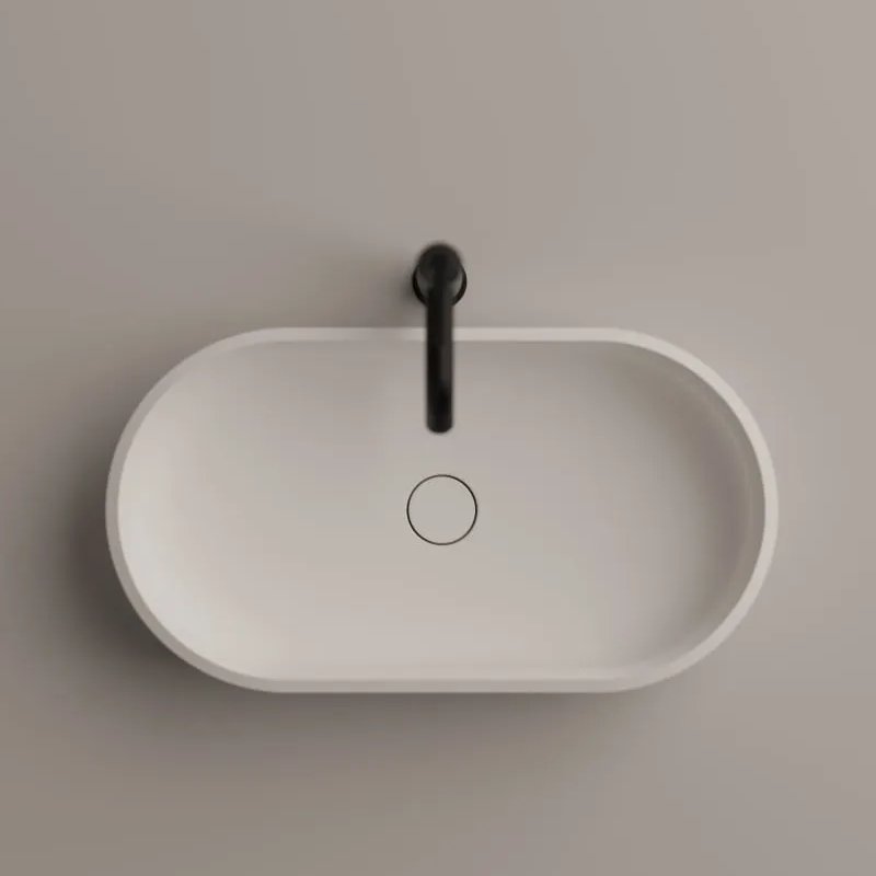 Undici Oval Washbasin Over Countertop