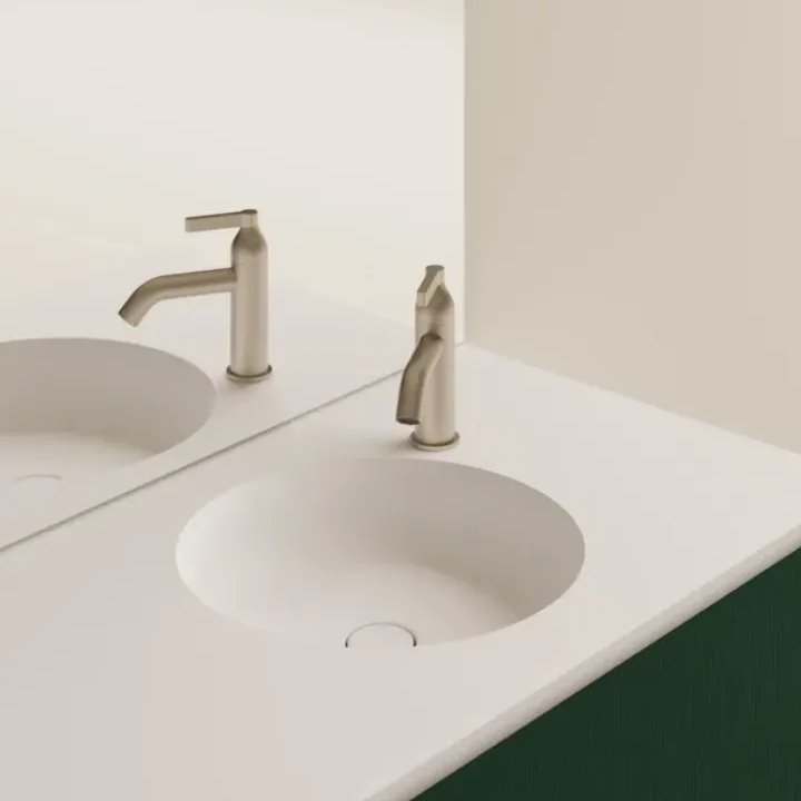 Undici 2 Round Washbasins Integrated