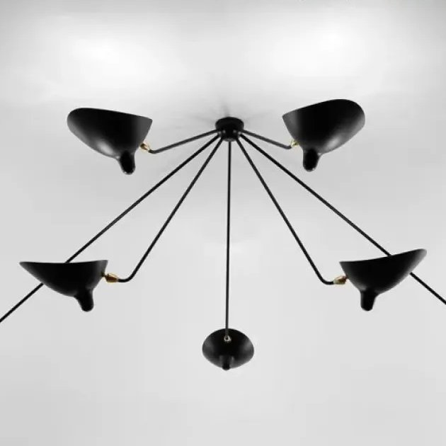Spider Ceiling Lamp – Serge Mouille at Mesmetric