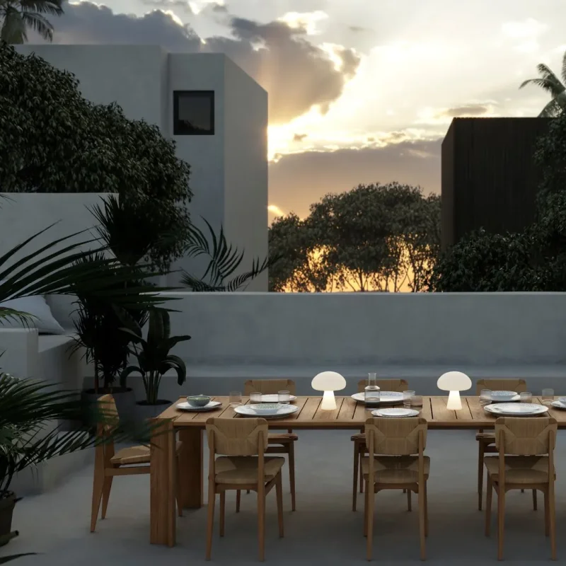 Atmosfera table outdoor - Gubi.dk w Mesmetric