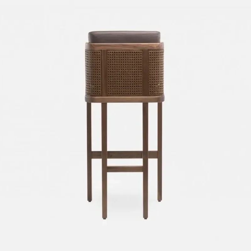 272P/T Throne Bar Stool Rattan – De La Espada at Mesmetric
