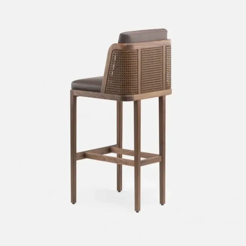 272P/T Throne Bar Stool Rattan – De La Espada at Mesmetric