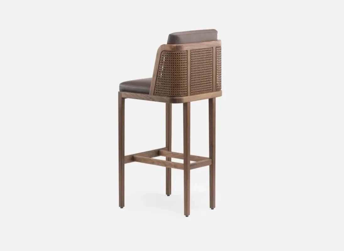 272P/T Throne Bar Stool Rattan – De La Espada at Mesmetric