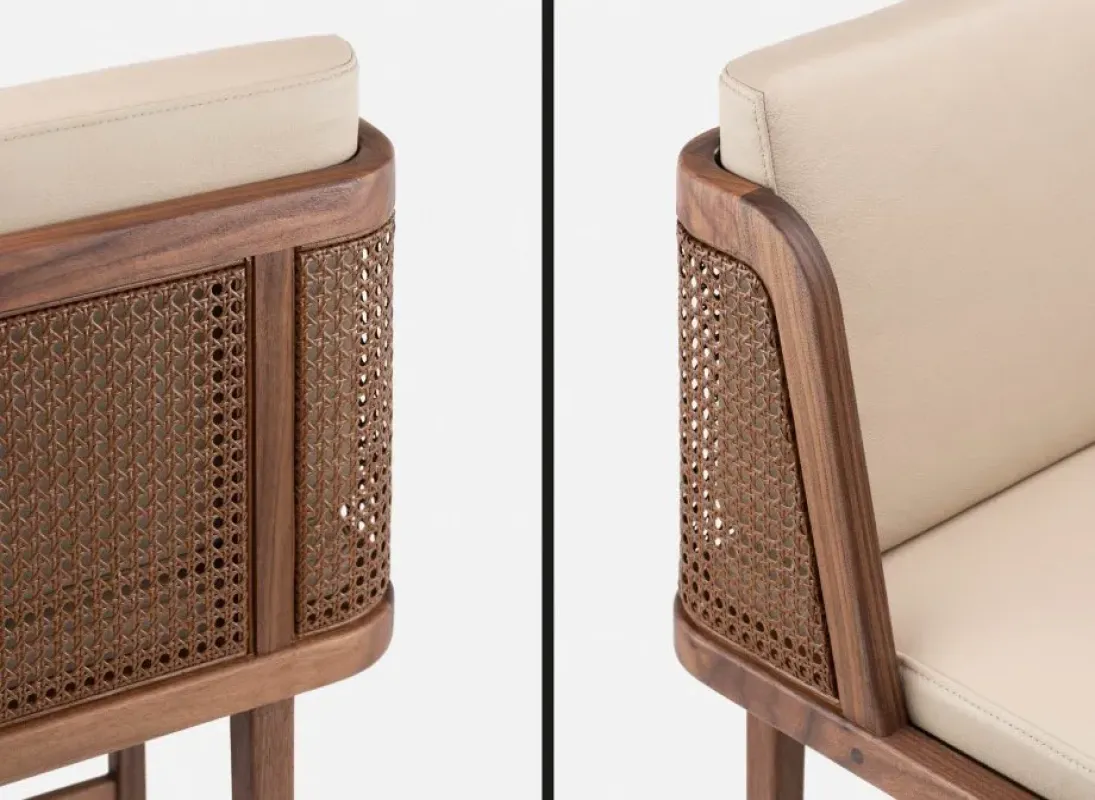 272P/T Throne Bar Stool Rattan – De La Espada at Mesmetric