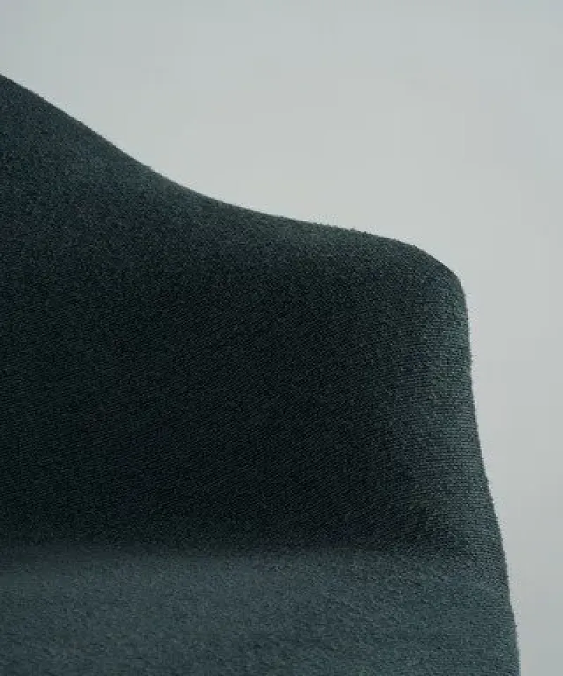 Bat dining plastic base front upholstered – Gubi.dk at Mesmetric