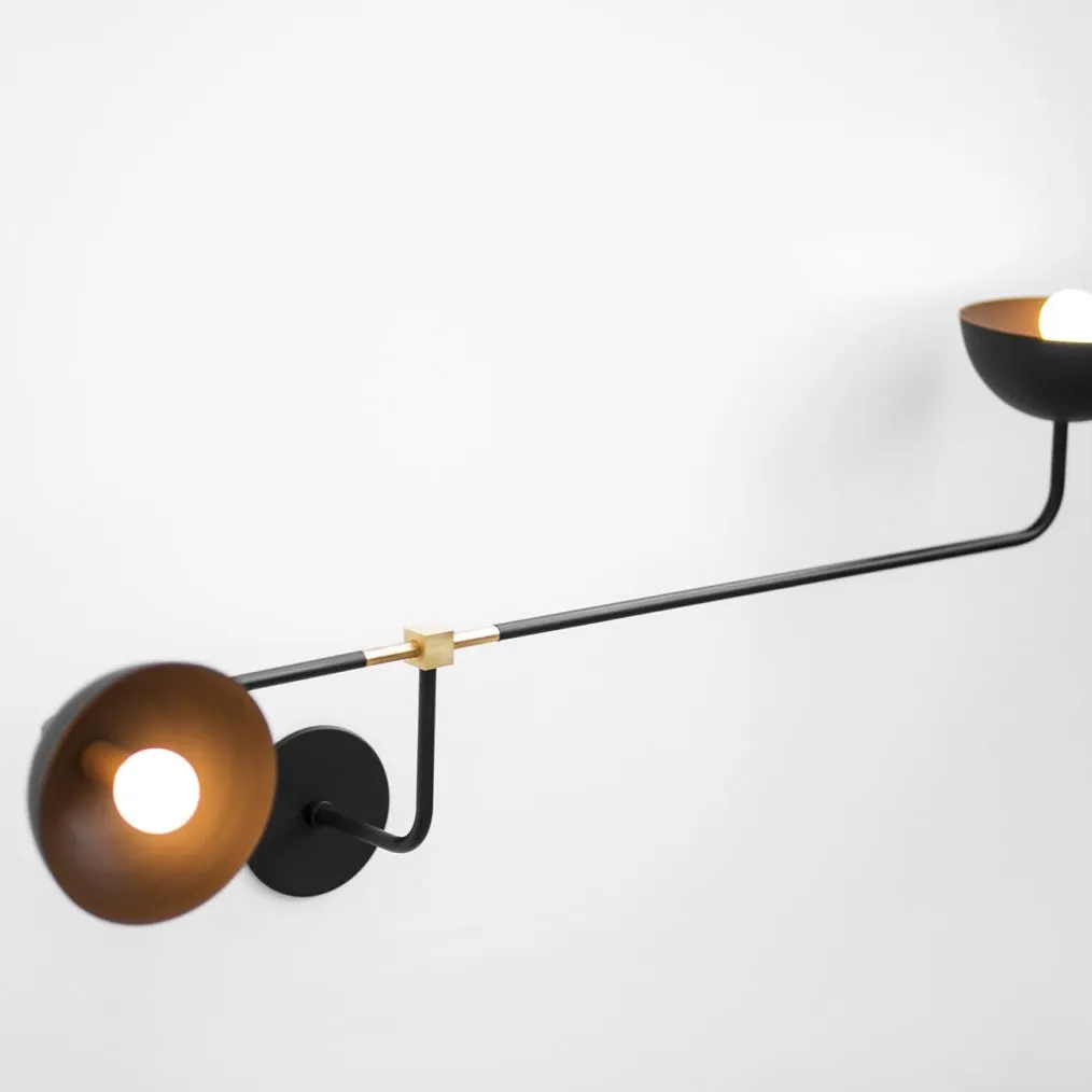 Beaubien Wall Double Shade - Lambert&Fils w Mesmetric