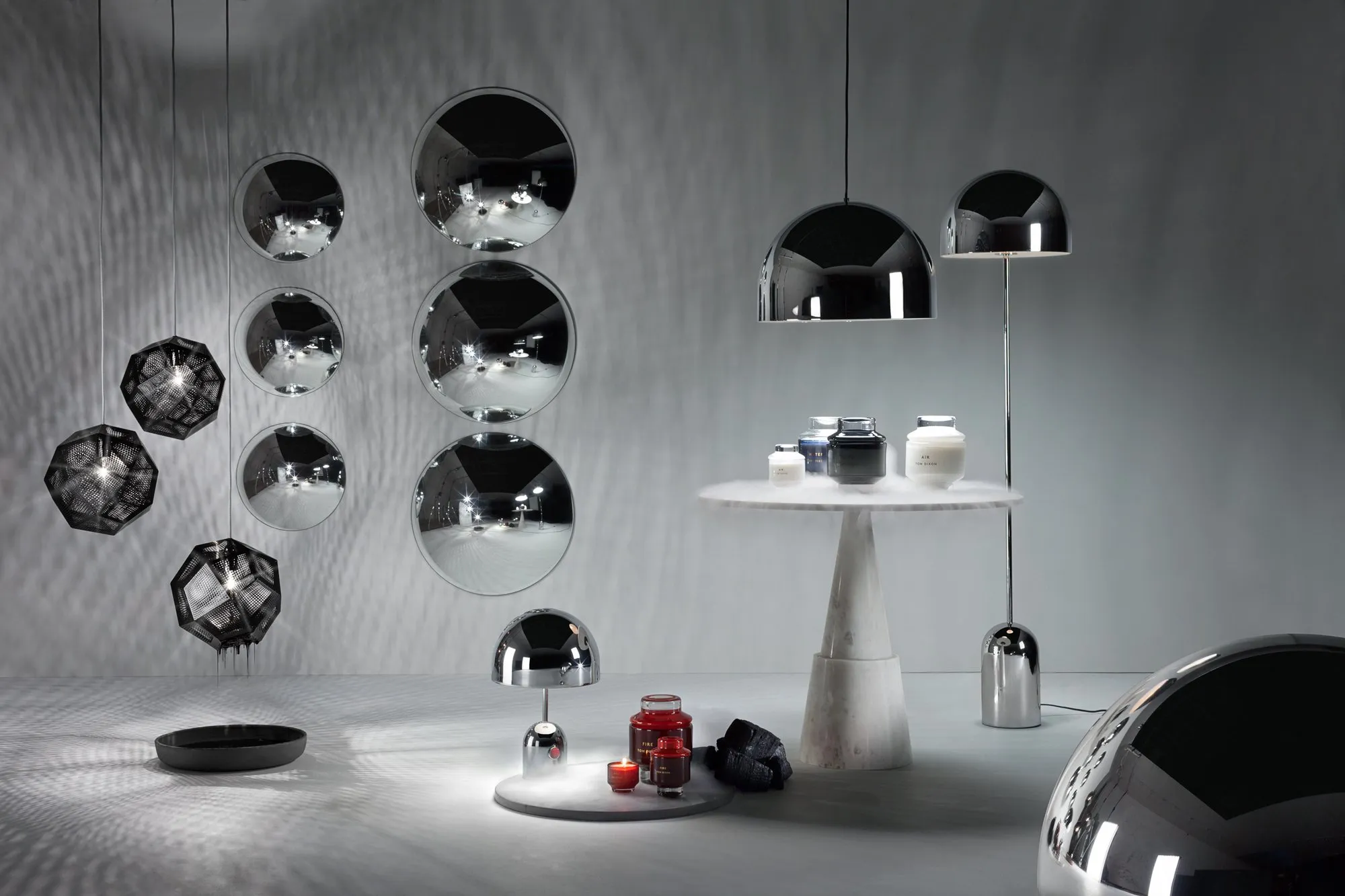 Bell Silver Table - Tom Dixon w Mesmetric