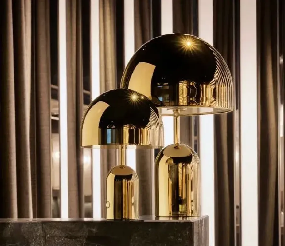 Bell Gold Portable LED - Tom Dixon w Mesmetric