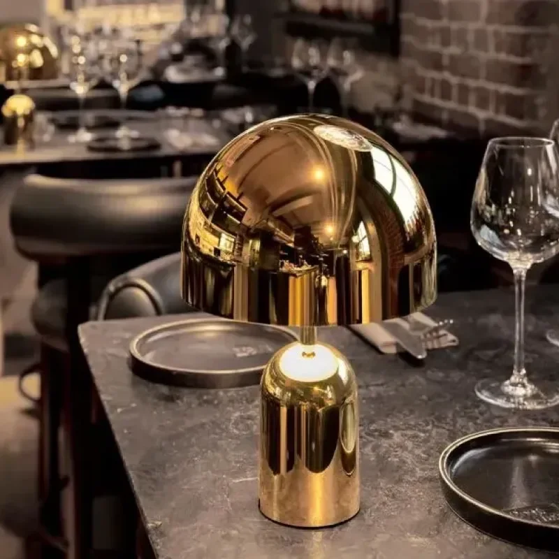 Bell Gold Portable LED - Tom Dixon w Mesmetric
