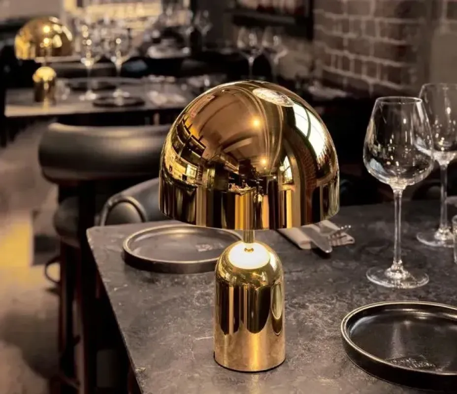 Bell Gold Portable LED - Tom Dixon w Mesmetric