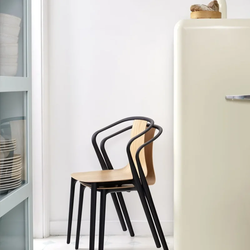 Belleville Armchair Wood - Vitra w Mesmetric