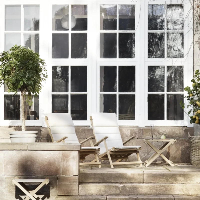 BM5568 Deck Chair Outdoor - Carl Hansen w Mesmetric