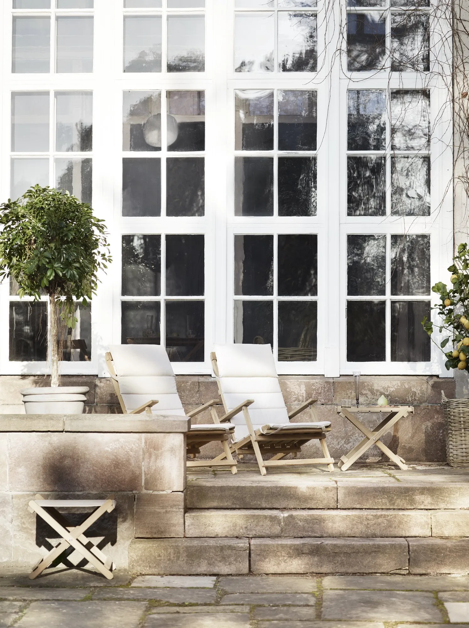 BM5568 Deck Chair Outdoor - Carl Hansen w Mesmetric