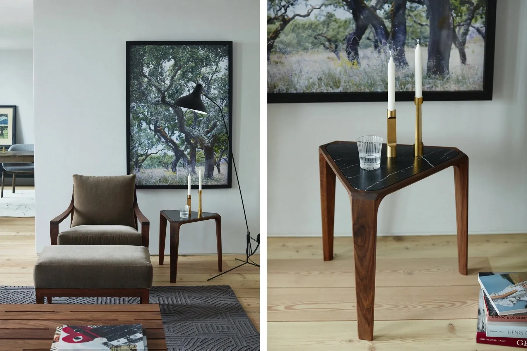 385 Mary's Side Table - De La Espada w Mesmetric