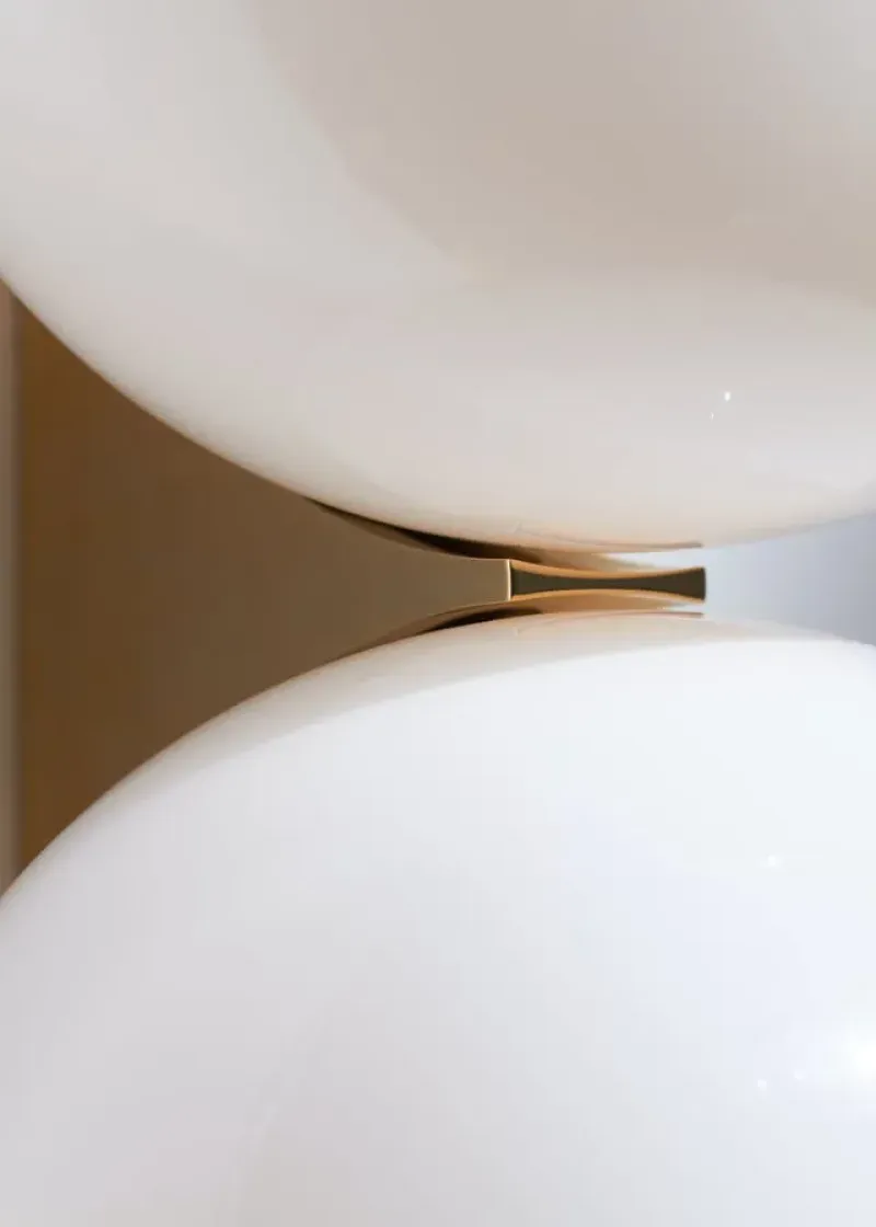 Brass Architectural Double Sconce 150 - Michael Anastassiades w Mesmetric