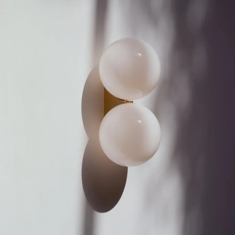 Brass Architectural Double Sconce 150 - Michael Anastassiades w Mesmetric