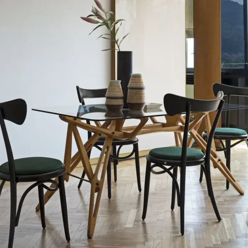 Cafestuhl upholstered seat - Gebrüder Thonet Vienna w Mesmetric