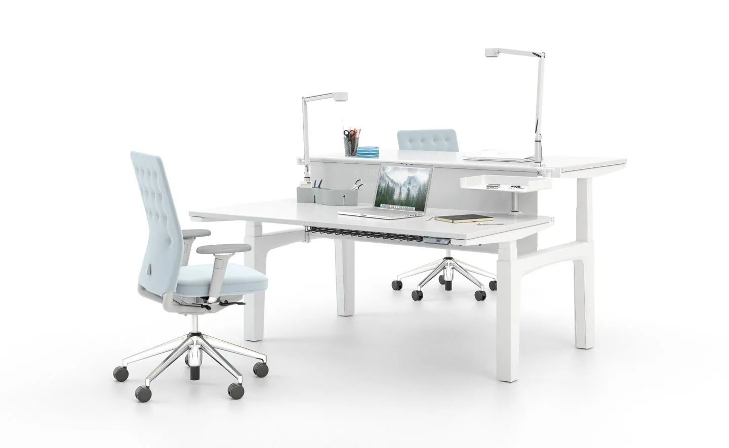 CDS Sit-Stand Cluster - Vitra w Mesmetric