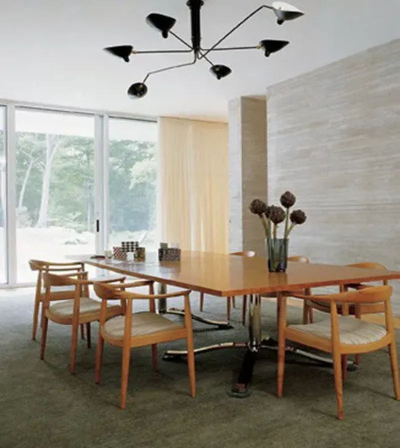 Ceiling lamp - six arms – Serge Mouille at Mesmetric