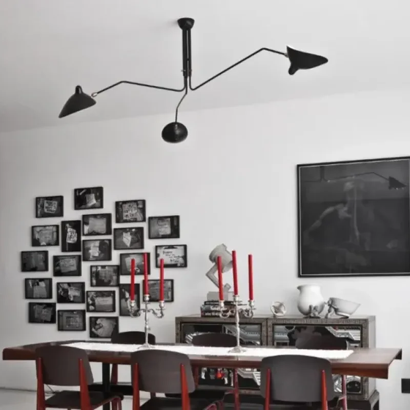 Ceiling lamp - three arms – Serge Mouille at Mesmetric