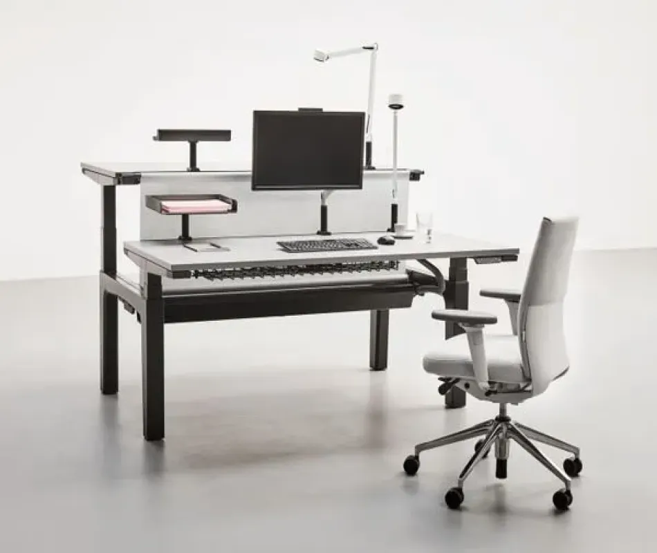 CDS Sit-Stand Cluster - Vitra w Mesmetric