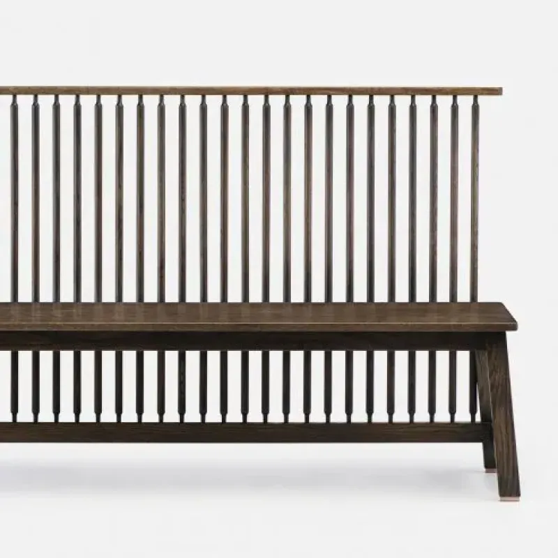 444 Bench With Back – De La Espada at Mesmetric
