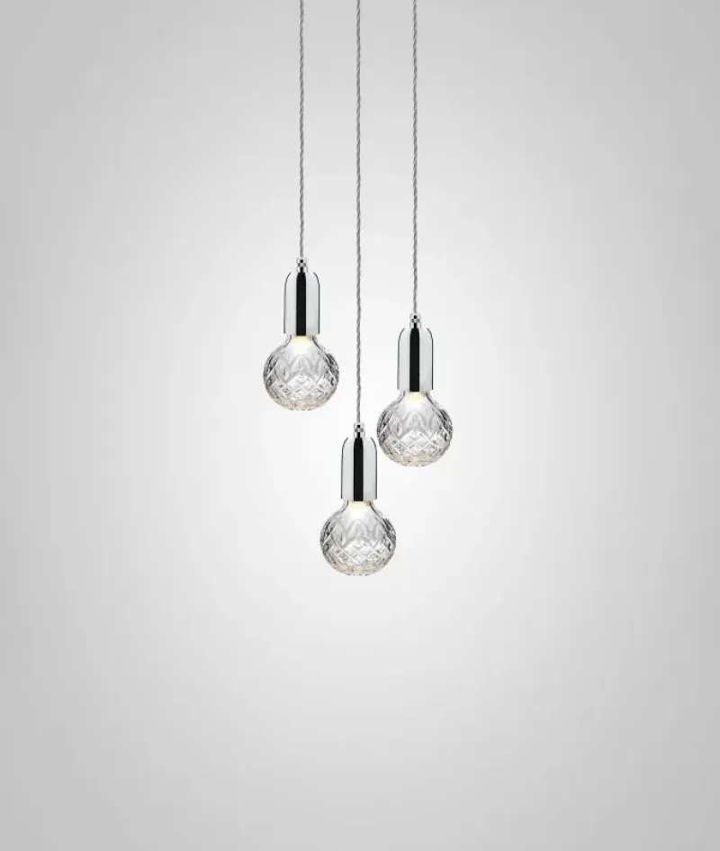 Clear Crystal Bulb Chandelier - Lee Broom w Mesmetric