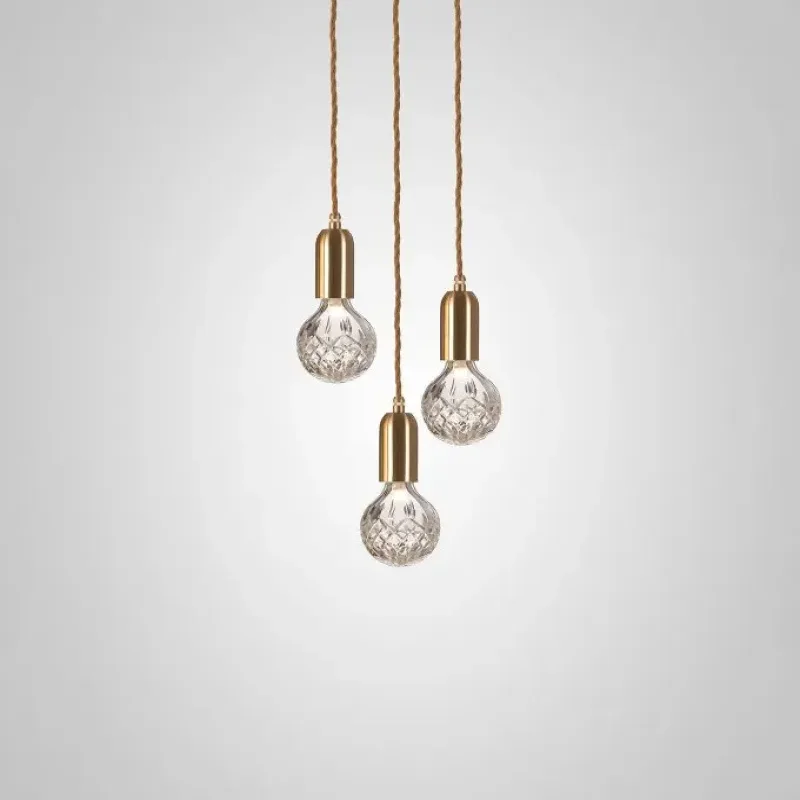 Clear Crystal Bulb Chandelier - Lee Broom w Mesmetric