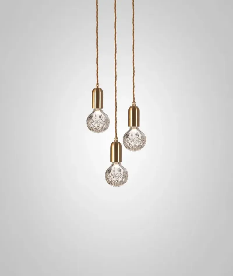 Clear Crystal Bulb Chandelier - Lee Broom w Mesmetric
