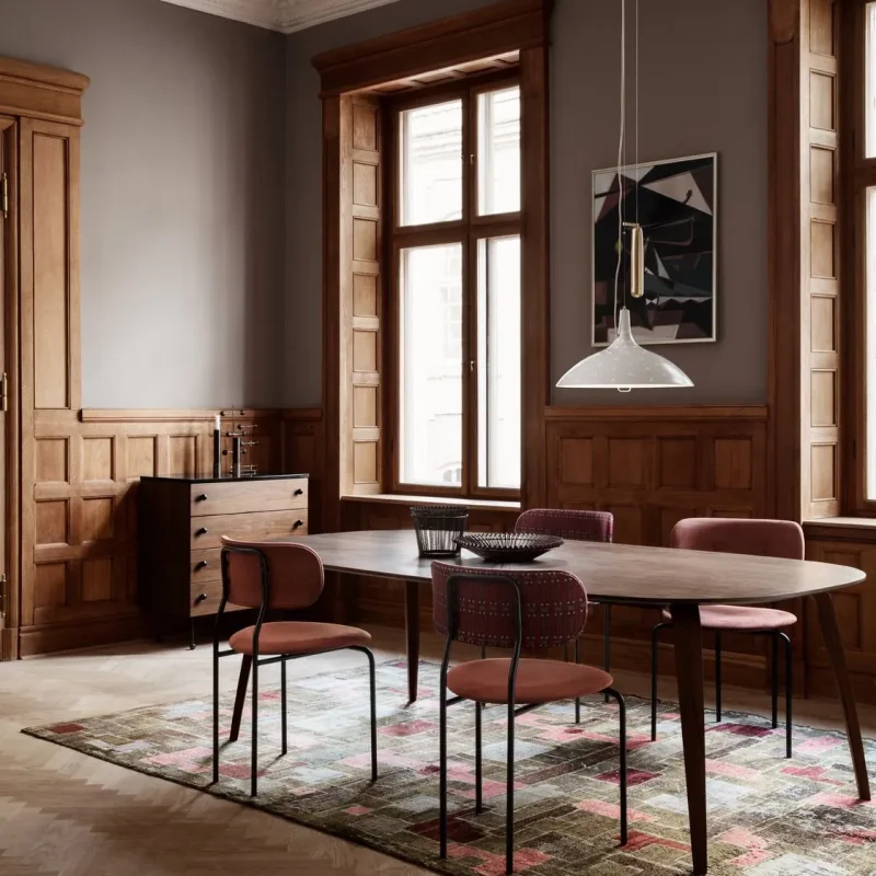 Coco dining armchair – Gubi.dk at Mesmetric